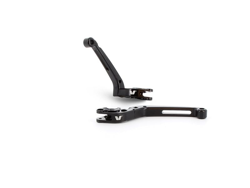 Leviers V PARTS repliables 177mm taillé masse noir par paire