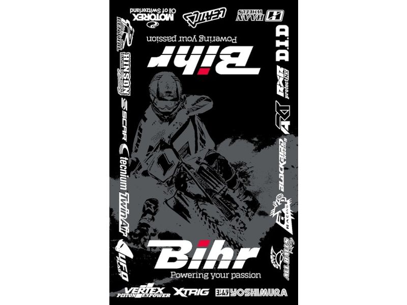 Tapis de paddock BIHR Home Track 160 x 100cm noir