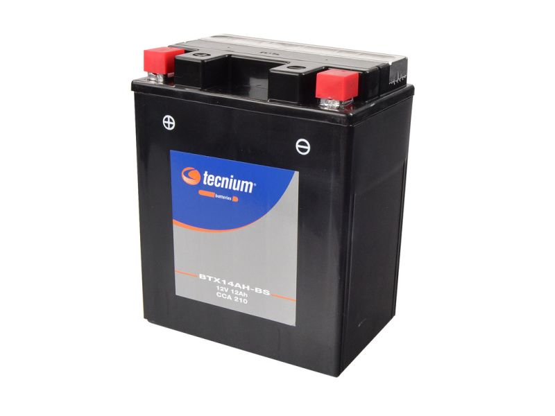 Batterie TECNIUM sans entretien avec pack acide - BTX14AH-BS