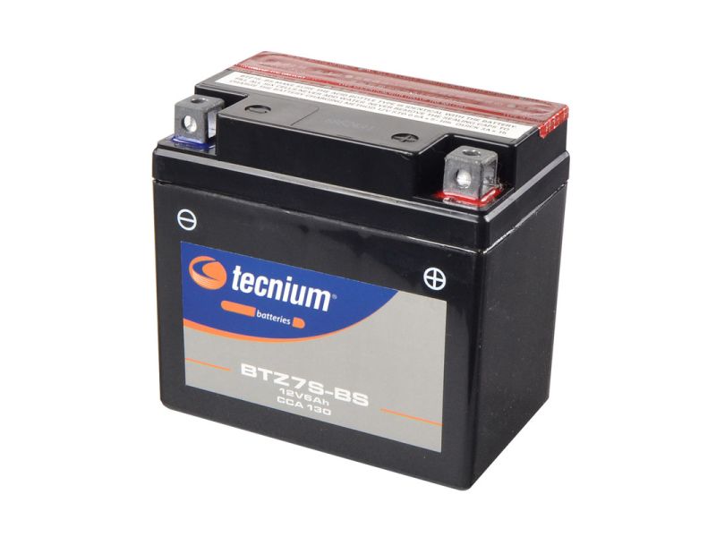 Batterie TECNIUM sans entretien avec pack acide - BTZ7S-BS