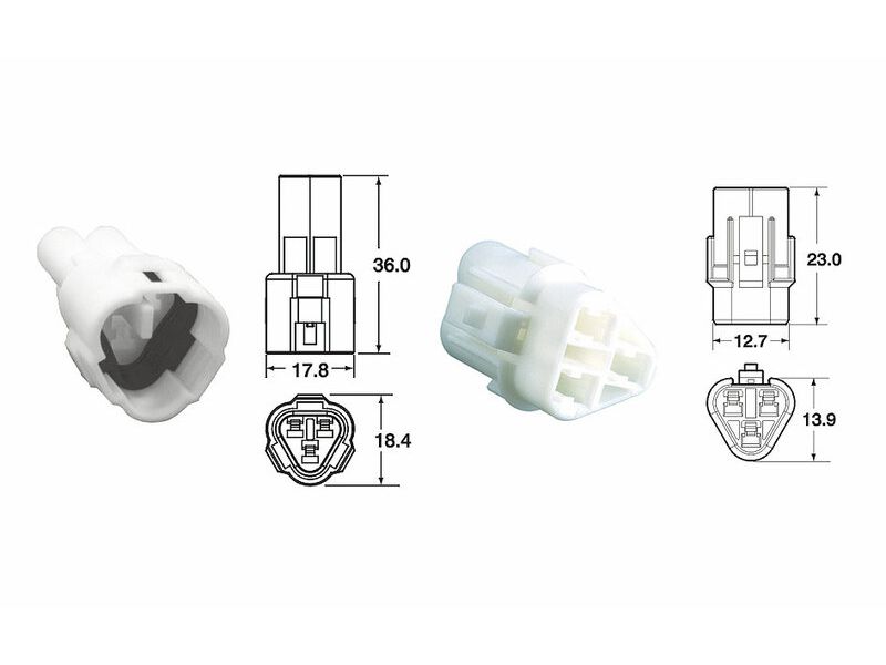 Jeu de connectiques 3 voies série 090 SMTO BIHR type origine Ø0,85mm²/1,25mm² - 5 jeux complets