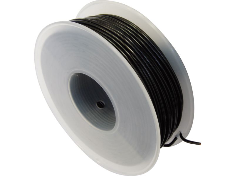 Câble électrique BIHR 1mm² - 25m - Noir