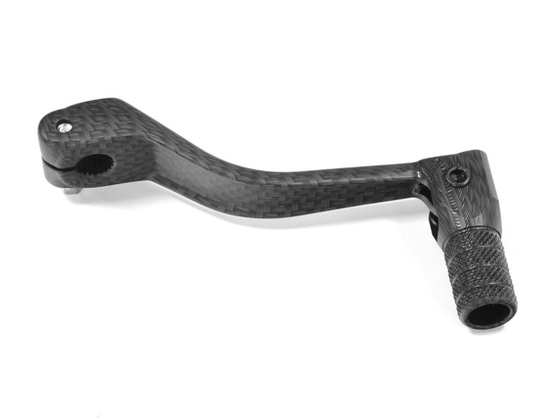 Sélecteur de vitesse V PARTS alu texture carbone Derbi