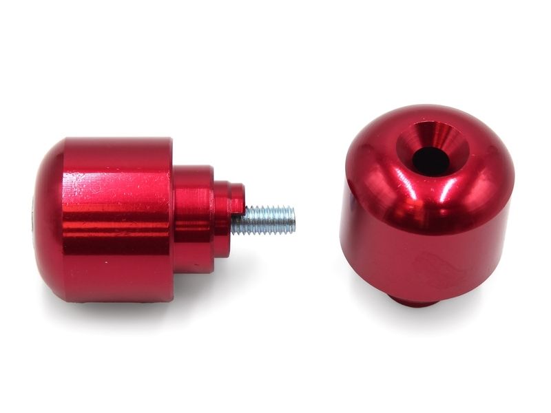 V PARTS Handlebar counter-weights (Aluminium) HONDA (Red)