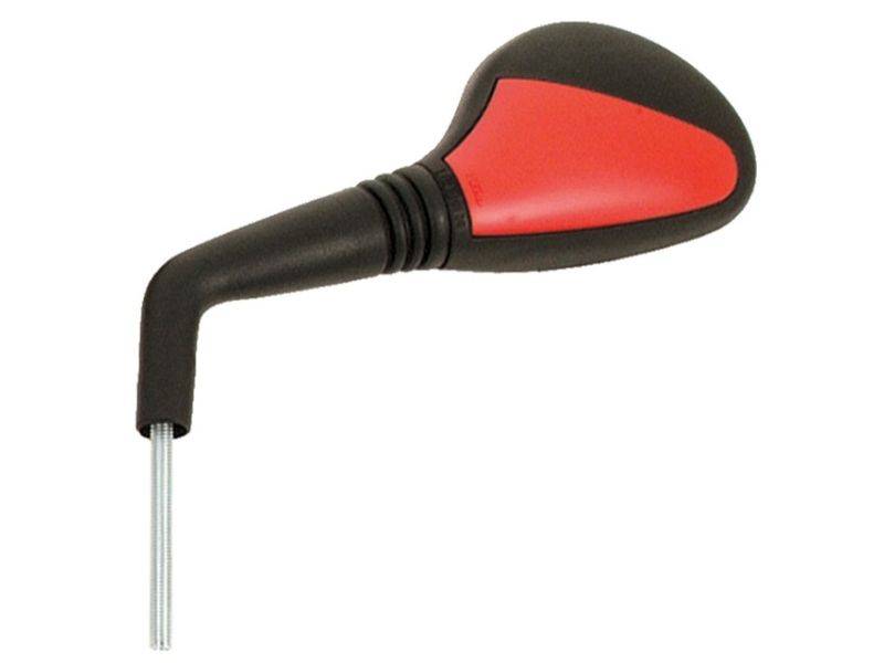 Rétroviseur VICMA gauche type origine - noir/rouge Peugeot Vivacity 50