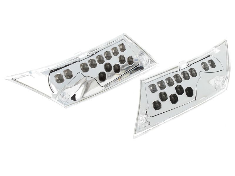 Clignotant arrière V PARTS Type origine LED chrome Piaggio Zip 50
