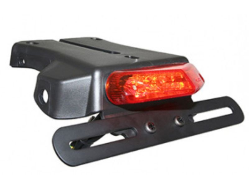 Feu arrière V PARTS LED + support de plaque type bavette