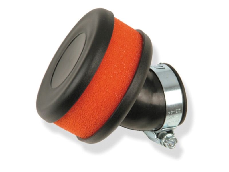 Filtre à air V PARTS mousse 45° Ø28mm rouge - PW1
