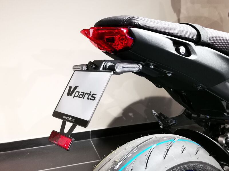 Support de plaque V PARTS noir - Yamaha MT-09
