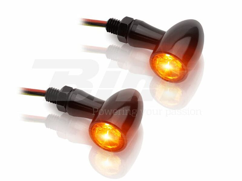 Clignotants LED V-PARTS 12V alu noir