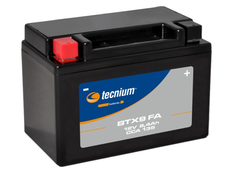Batterie TECNIUM sans entretien activé usine - BTX9 FA