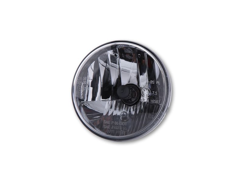 Insert de phare SHIN YO, 120 mm avec feu de position, HS1 35/35W, verre clair