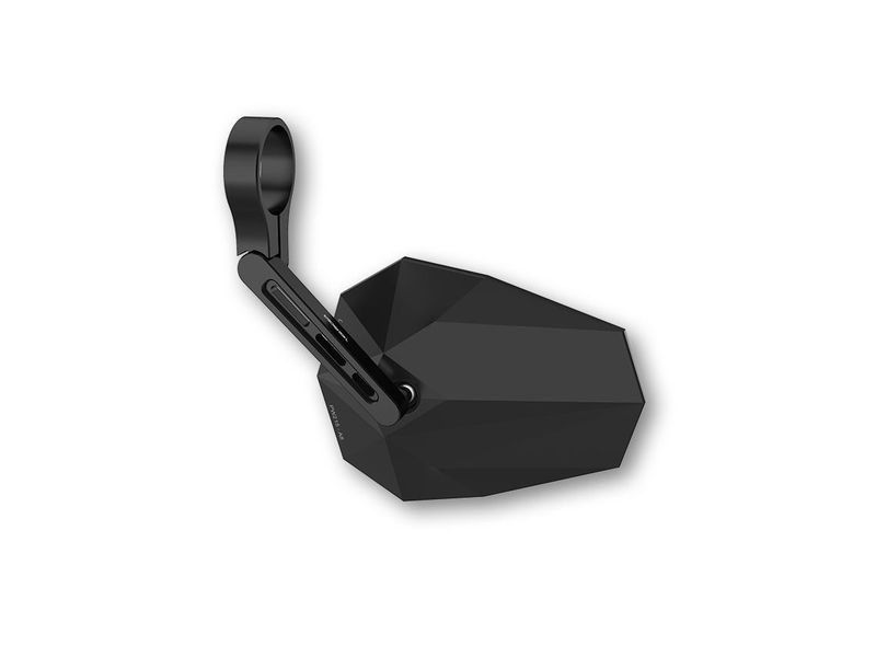 Rétroviseur embout de guidon HIGHSIDER Stealth-X5 court - à l'unité