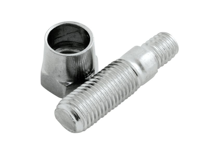 Adaptateur de rétroviseur HIGHSIDER M10 avec filetage 5/16" UNC - chromé