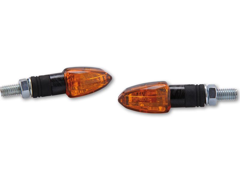 Clignotants halogènes SHIN YO Lizzard Carbon Look verre jaune 12V/6W