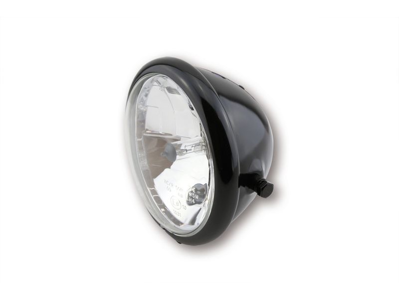 Phare SHIN YO Bates Style 5 3/4" phare principal noir