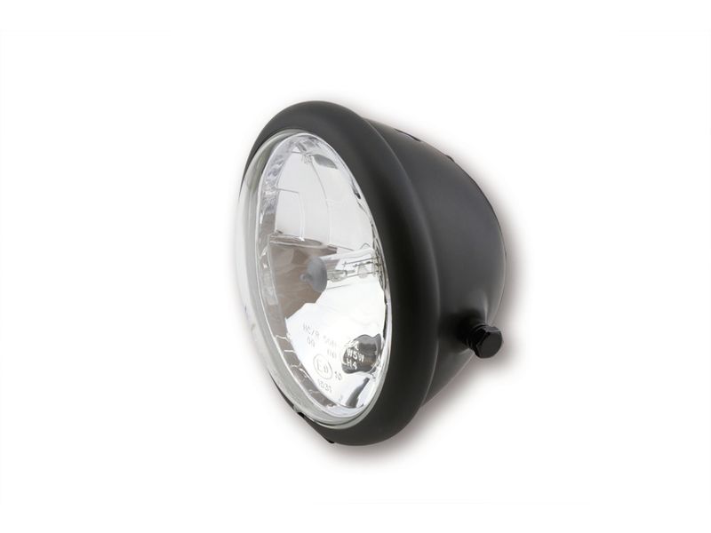 Phare SHIN YO Bates Style 5 3/4" phare principal noir mat