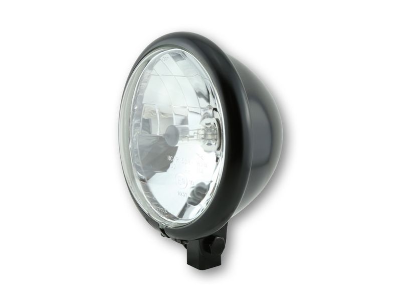 Phare avant SHIN YO 5 3/4" Bates Style noir mat soyeux