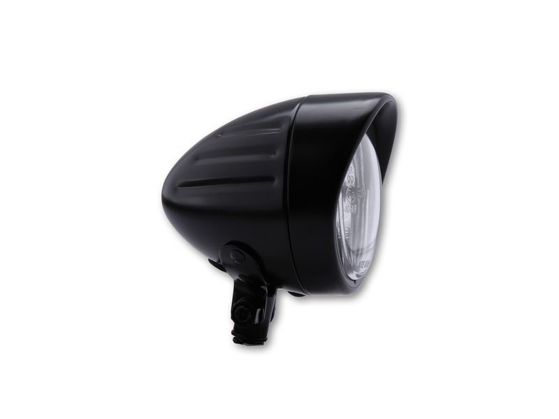 Eclairage SHIN YO Bullet Grooved 90 mm avec visière noir satiné
