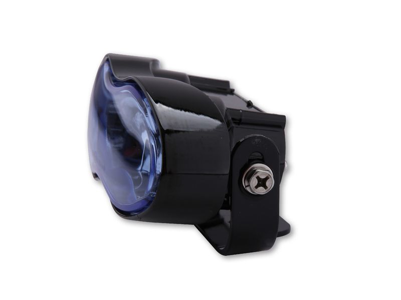 Eclairage SHIN YO Feu de route/feu de brouillard noir verre bleu 2x H3 55W