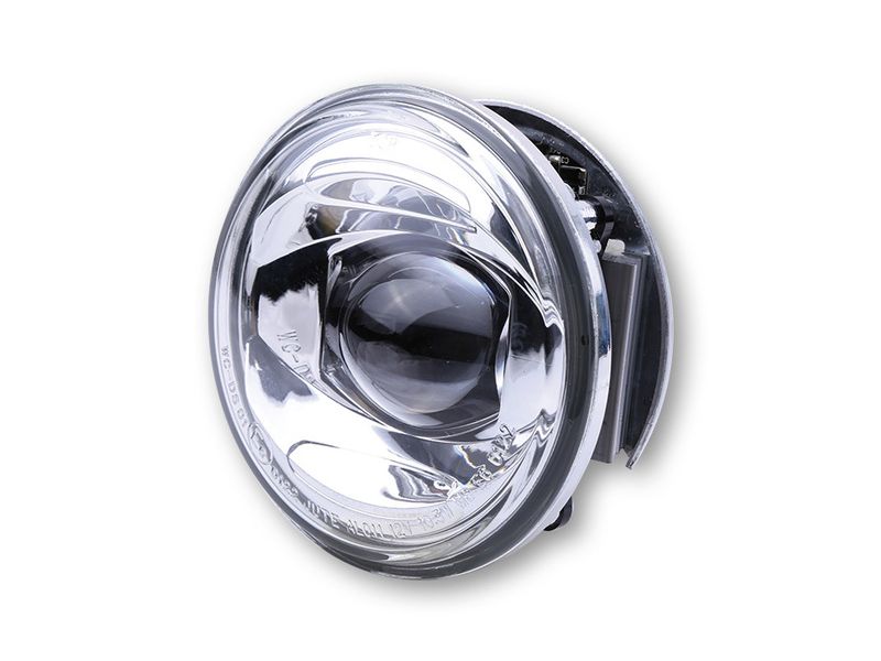 Insert de feu de croisement SHIN YO LED 4" chromé