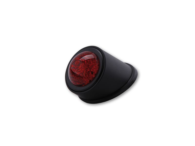 Feu arrière LED SHIN YO Old School TYPE1 noir verre rouge