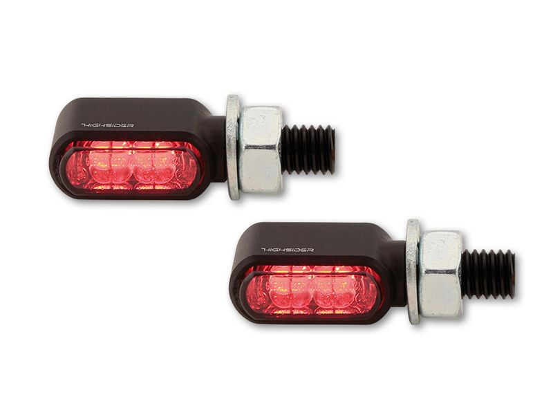 Clignotants LED HIGHSIDER Little Bronx 3en1 - clignotant/feu stop/feu de position arrière - par paire