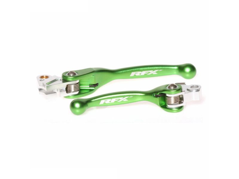 Jeu de leviers flexibles forgés RFX Race (Vert) - Kawasaki KXF450