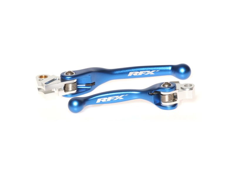 Ensemble de leviers flexibles forgés RFX Race Bleu