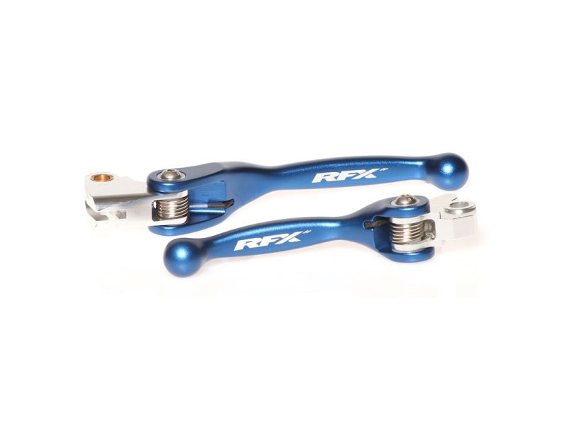 Jeu de leviers flexibles forgés RFX Race (Bleu) - Yamaha WRF 250-450