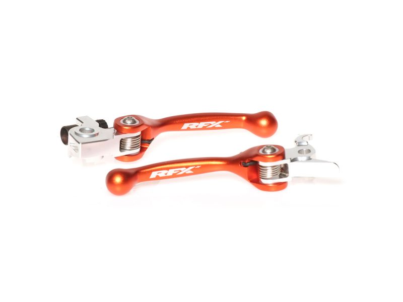 Ensemble de leviers flexibles forgés RFX Race (Orange) - KTM Divers freins Brembo / embrayages Brembo