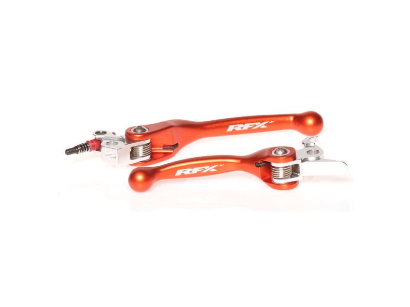 Ensemble de leviers flexibles forgés RFX Race (Orange) - KTM Divers freins Brembo / embrayages Magura