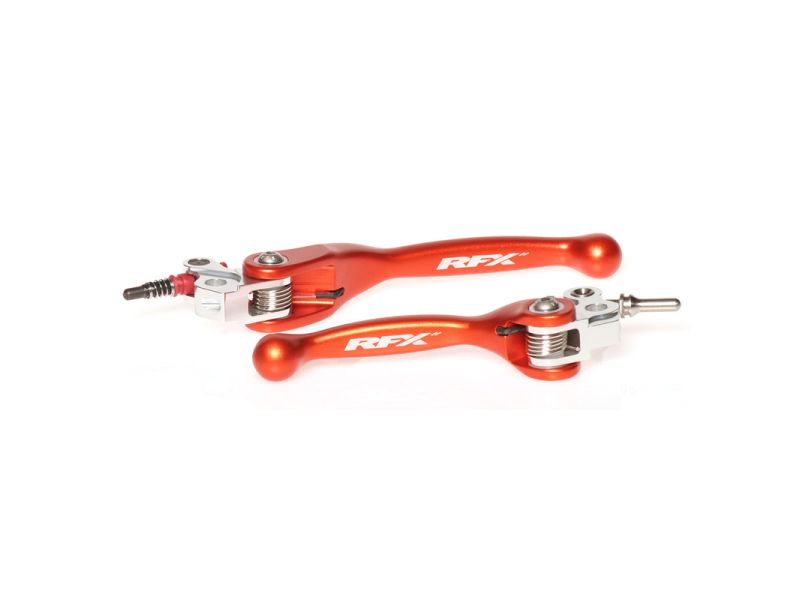 Ensemble de leviers flexibles forgés RFX Race (Orange) - KTM SX 65