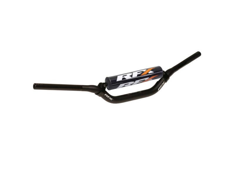 Guidon conique de 28,6 mm RFX Pro F8 (Avec croisillon) (Noir) RC