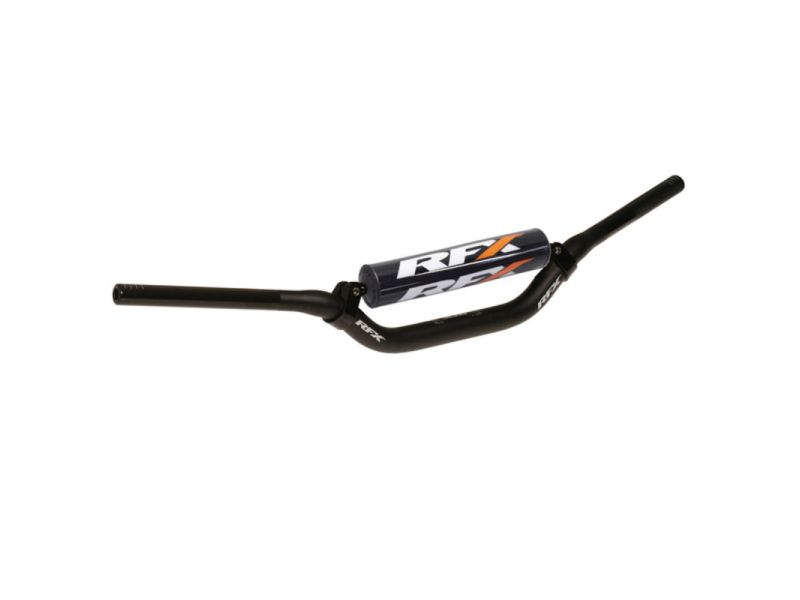 Guidon conique de 28,6 mm RFX Pro F8 (Avec croisillon) (Noir) RC High