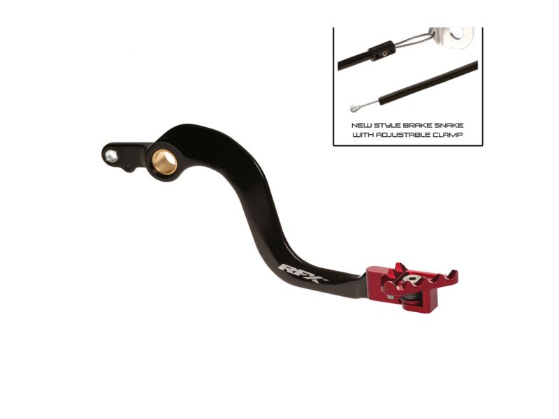 Pédale de frein arrière RFX Pro FT (Noir/Rouge) - Honda CR250