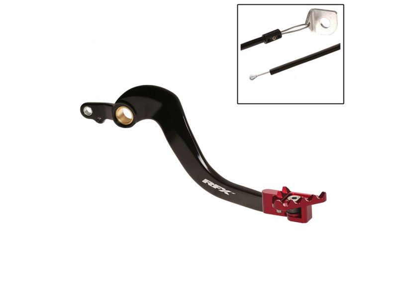 Pédale de frein arrière RFX Pro FT (Noir/Rouge) - Honda CRFX450