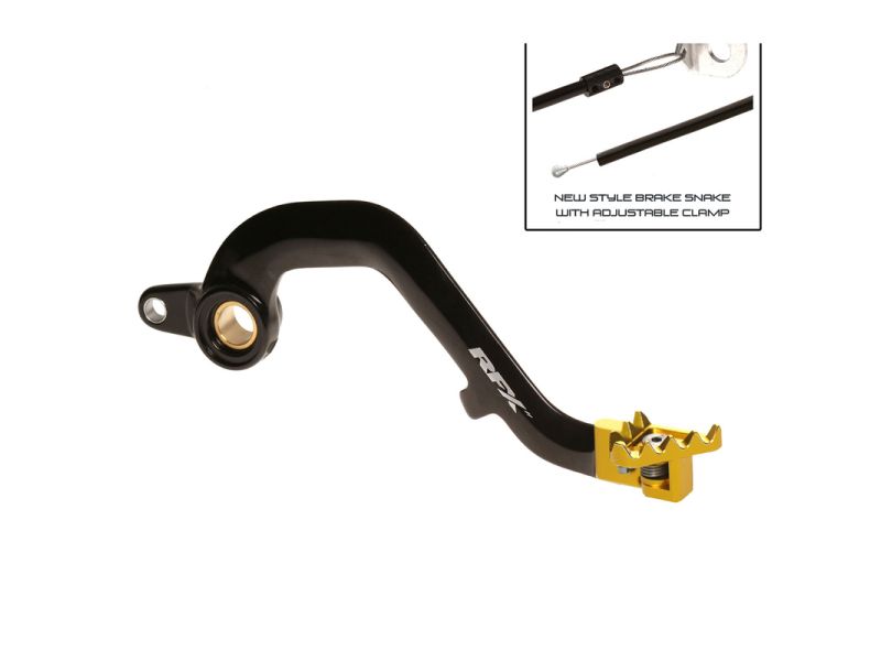 Pédale de frein arrière RFX Pro FT (Noir/Jaune) - Suzuki RM250
