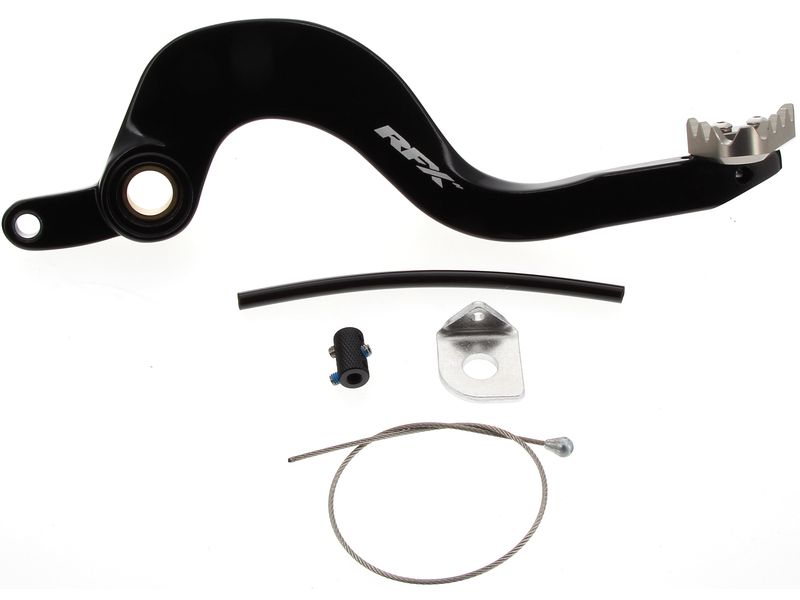 Pédale de frein arrière RFX Pro ST anodisé dur noir/anodisé dur titane