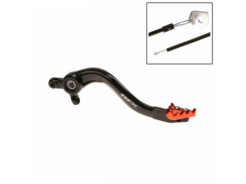 Pédale de frein arrière RFX Pro ST (Noir/Orange) - KTM SX85