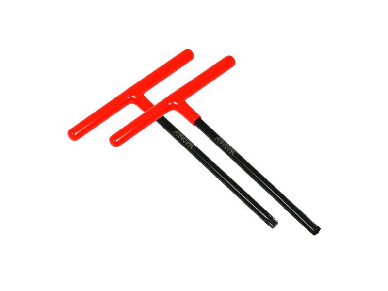 Jeu de clés en T RFX Pro (Noir/Orange) empreinte standard avec poignée en caoutchouc - 6 mm/T45 - pour KTM et Husqvarna