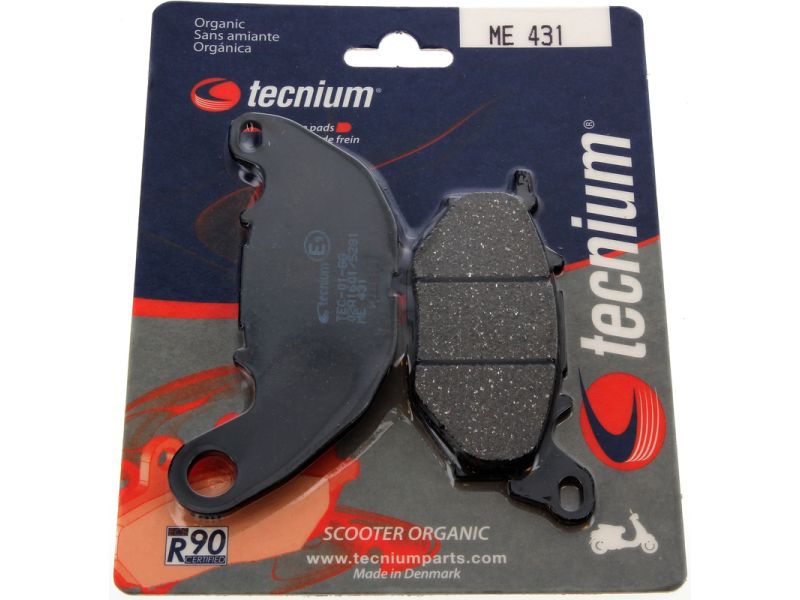Plaquettes de frein TECNIUM scooter organique - ME431