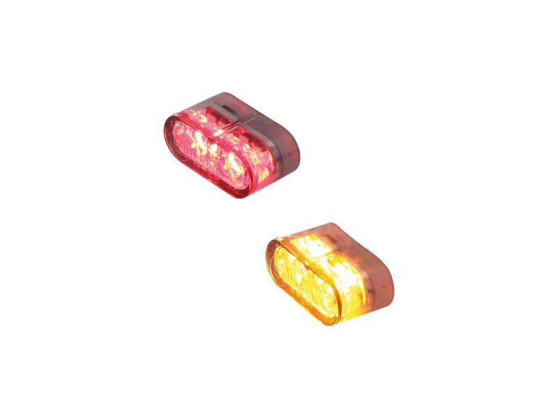 Clignotants LED HIGHSIDER Little Star-MX Pro 3en1 - feu arrière, feu stop, clignotants