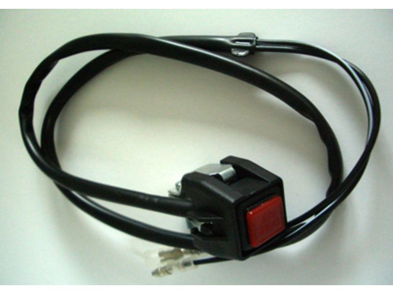 HIGHSIDER smart Switch Universal, Square (Push Button Type) For Engine Stop, Horn (1pc)