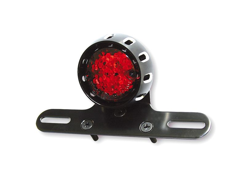 HIGHSIDER smart Miles Led Tail Light, Black Housing, Red Glass