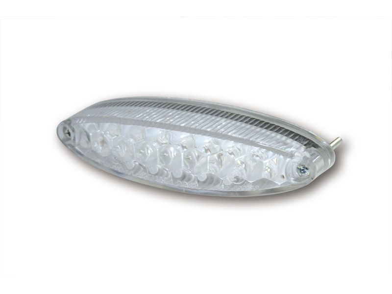 HIGHSIDER smart NUMBER1 LED mini tail light, with license plate light, clear glass.