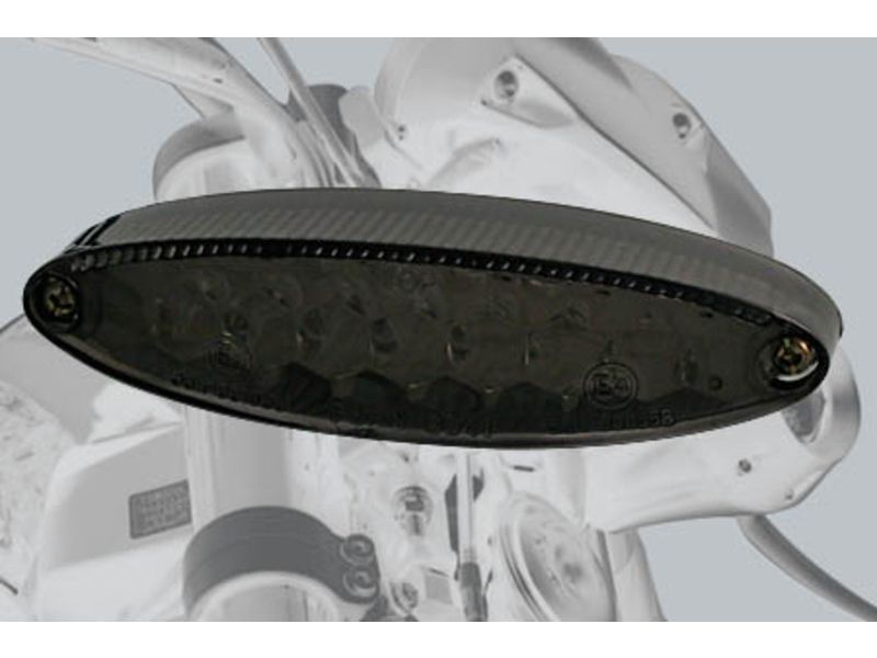 HIGHSIDER smart NUMBER1 LED mini taillight, tinted glass, with license plate light