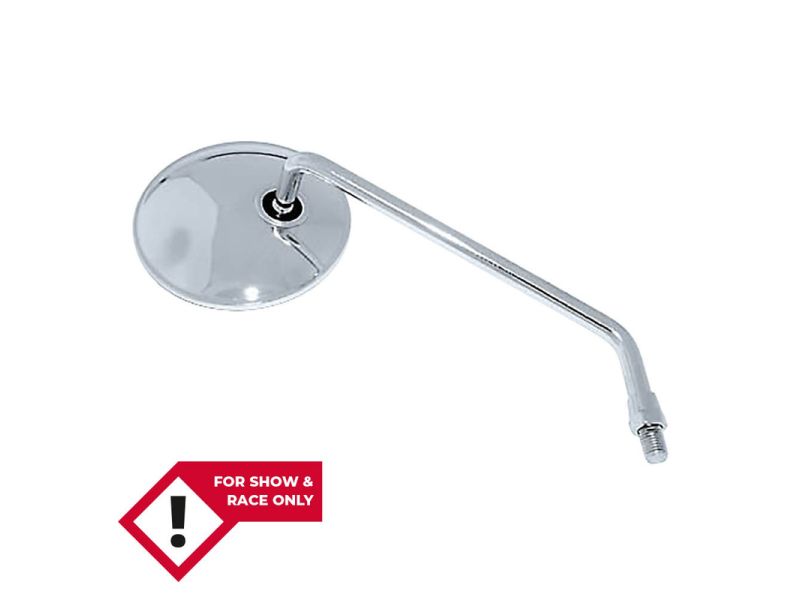 HIGHSIDER smart Handlebar mirror, round, long stem. right