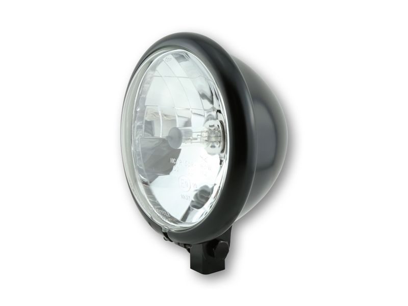 HIGHSIDER smart HIGHSIDER smart 5 3/4 inch headlight Bates Style, black silk matt