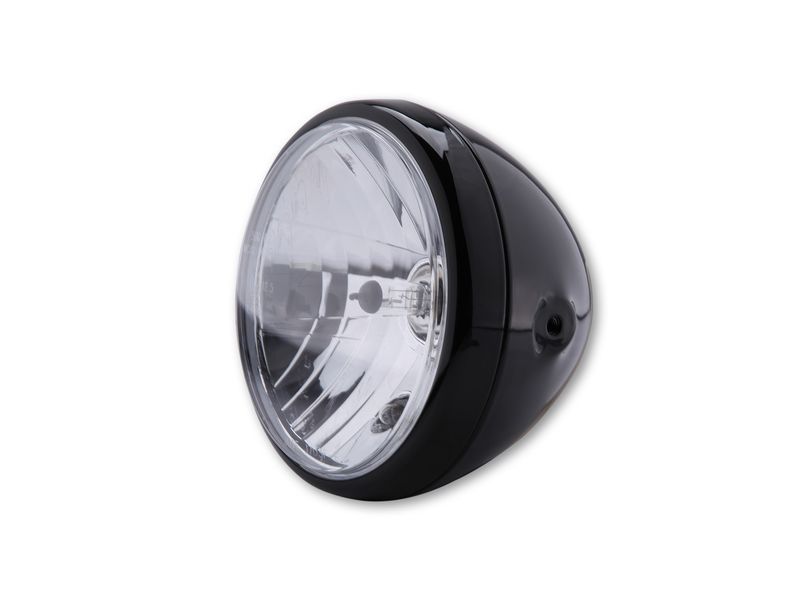 HIGHSIDER smart 7 inch headlight RENO, black glossy
